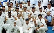 The victorious Indian team